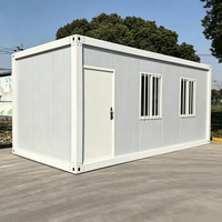 Vente en gros de maisons préfabriquées de 20 pieds, villas mobiles de luxe modernes, mini-maisons, maisons conteneurs détachables avec salle de bain et cuisine