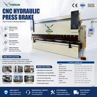 13% de réduction WC67K 160T4000 Presse plieuse hydraulique NC pour tôles d'acier au carbone