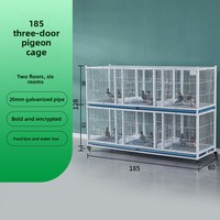 Nouveau produit : Cage à pigeons en métal robuste et sécurisée, anti-tyton, pour l'élevage et l'accouplement
