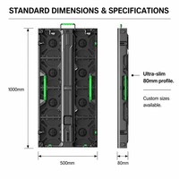 Écran LED de location à assemblage sans soudure P2.6 P2.9 P3.91 pour intérieur et extérieur, écran de fond de scène, mur vidéo