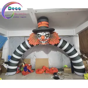 De Nieuwste 6 Meter Brede Kleine Boog Met Halloween-Thema Opblaasbare Spookpoort Aanpasbare Opblaasbare Boog Voor Evenementendecoraties