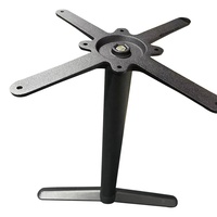 Base de Table en fonte, meuble de salle à manger, pieds de chaise de bureau en métal noir, pieds de Table basse en métal