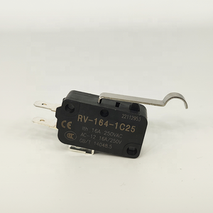 Micro-interrupteur RV-164-1C25 commutateur miniature de base avec levier à rouleau simulé 16/21/11 a SPDT/SPST - Product Image 4