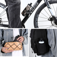 Bouteilles d'eau pour vélo avec logo personnalisé, bouteilles d'eau pour vélo à compression, 650 ml, fitness, portables, sans BPA, bouteille d'eau pour le cyclisme