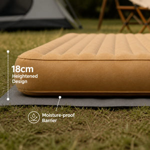 <span class=keywords><strong>Matelas</strong></span> <span class=keywords><strong>Gonflable</strong></span> Transfrontalier Portable pour Camping, Lit d'Appoint en Velours Suede DL24K Simple Bleu 186cm - Product Image 3