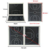 Tablette d'écriture de basket-ball effaçable pliable de 32 pouces avec équipement d'entraînement de basket-ball de football d'échecs