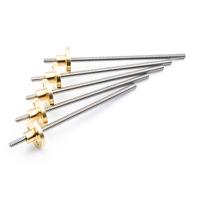 T8 T10 T12 T14 T16 T20 304 acier inoxydable CNC actionneur linéaire vis à billes filetage trapézoïdal vis à billes avec personnaliser