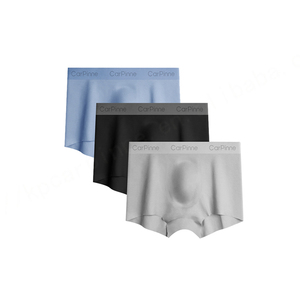 No Show Seamless Men Underwear Shorts,No Line Transpirable Cómodo Algodón Bragas sin costuras Ropa interior para hombres - Product Image 1