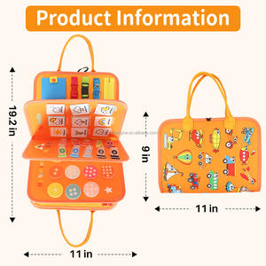 Tableau d'activités en <span class=keywords><strong>feutre</strong></span> personnalisé à faire soi-même, jouets éducatifs Montessori, accessoires pour tableau d'activités, tableau d'activités en <span class=keywords><strong>feutre</strong></span> pour tout-petits - Product Image 2