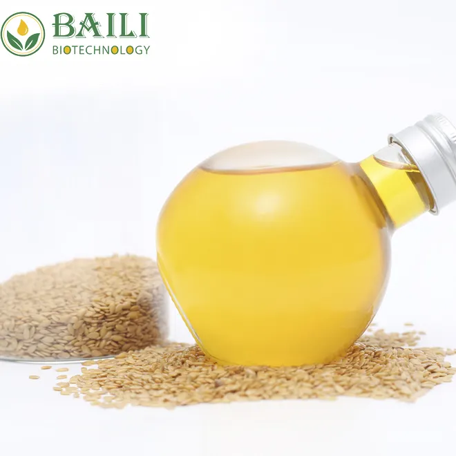 Flax Seed Oil which rich in alpha-linolenic acid