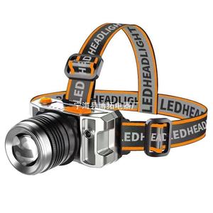 Rechargeable Led Headlamp With <b>Dimmer</b> Aluminum Alloy Body For Outdoor Adventure White Light 6V Input - Product Image 2