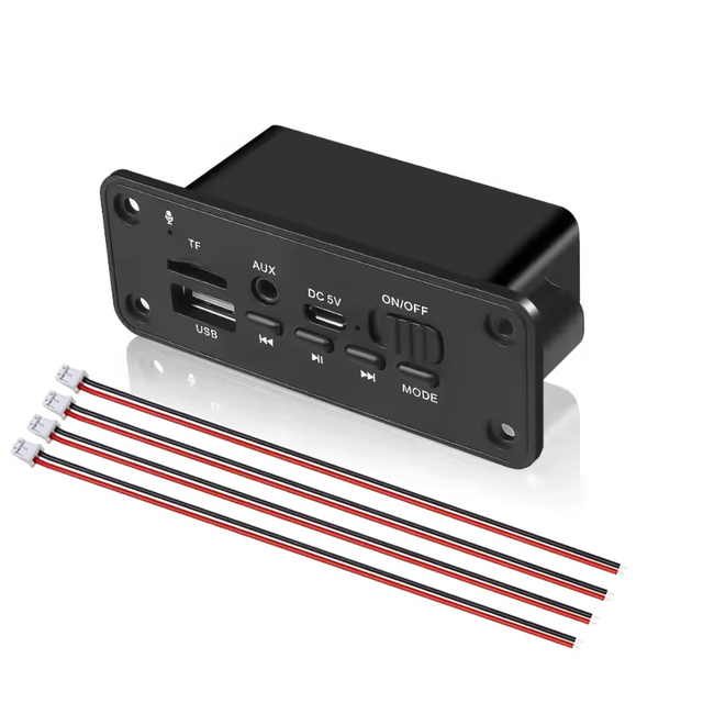 5V MP3 WMA Decoder Board 6W 2*3W Wireless Bluetooth 5.0 Amplifier Car Audio USB TF FM Radio Module MP3 Player
