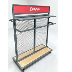 Özelleştirilebilir Hareketli Giyim Mağazası Perakende Ürün Teşhir Standı Rafı - Product Image 1