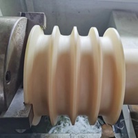 Poulie de poulie à courroie ronde en nylon/POM en plastique OD personnalisée pour machines et câbles industriels/corde/poulie à rouleaux