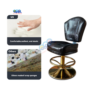 Регулируемый черный цвет металлический отель навыки игровой машины стул для развлечений стул - Product Image 2