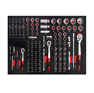 139 adet EVA köpük tepsi 1/4 \ "<span class=keywords><strong>3</strong></span>/8 \" 1/<span class=keywords><strong>2</strong></span> \ "CR-V <span class=keywords><strong>DR</strong></span>. Soket mekanik bakım arabası göğüs atölye araçları tekerlekli taşıyıcı kabine OEM - Product Image 1