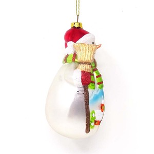 Nhà Máy Bán buôn xu hướng sản phẩm 2026 New arrivals sọc khăn Snowman giữ chổi trang trí - Product Image 4
