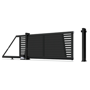 Clôture de jardin Aluminium Entrée Portail automatique rétractable Villa Cour <span class=keywords><strong>Portails</strong></span> <span class=keywords><strong>coulissants</strong></span> électriques pour la maison - Product Image 3