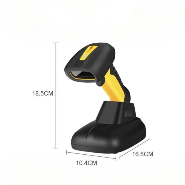 2600mAh Large Milliampere Charging Stand Wireless 2D1D Upgraded Bar Scanner Anti Drop and Dustproof