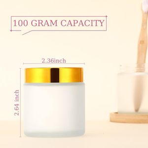 Envases Cosméticos Ecológicos de 5g 15g 30g 50g 100g, Tarro de Crema de Plástico Blanco con Tapa de Rosca, Grado Alimenticio - Product Image 2