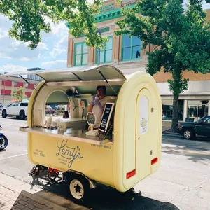 Australia Standard Street Fast Mobile Food Cart Camión Remolque con cocina