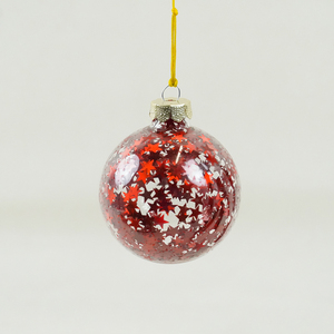 Boules <span class=keywords><strong>de</strong></span> <span class=keywords><strong>Noël</strong></span> en verre scintillantes et irisées, ornées d'étoiles, pour l'arbre <span class=keywords><strong>de</strong></span> <span class=keywords><strong>Noël</strong></span>, la fête du Nouvel An, la décoration festive <span class=keywords><strong>à</strong></span> la maison - Product Image 2