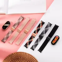 Bracelet en nylon pour Xiaomi Mi Band 10/9/8 Bracelet de montre respirant Bracelet de sport Accessoires pour Mi Band 10 9 NFC Remplacer le bracelet de montre