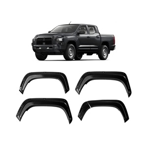 Accesorios para Automóviles Marca KQD, Molduras de Guardabarros Deportivas de Plástico ABS Negro, Juego de 4 Piezas para Mitsubishi Triton L200 2019 - Product Image 2