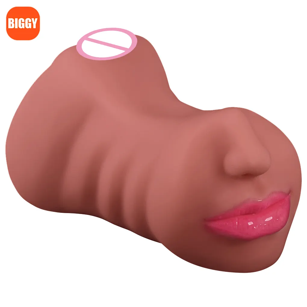 Atacado 3D Bolso Pussy sex Doll Masturbador Masculino Boneca Realista Boca Oral vagina Anal 3 em 1 Bolso Pussy sex Doll para homens