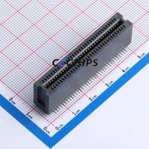 HEV70LP03BK Gold Finger Connector SMD,P=1.27mm Connector ( Connector Type: EDGE SLOT )( Pitch: 1.27mm )( Total PIN Count: 70P ) - Product Image 1