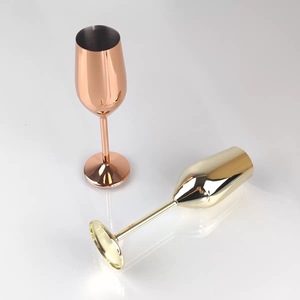 304 Stainless Steel Unbreakable Stemmed Goblet Cocktail Glasses <strong>Champagne</strong> <strong>Flutes</strong> Wine Goblet for Party Wedding Anniversary - Product Image 6