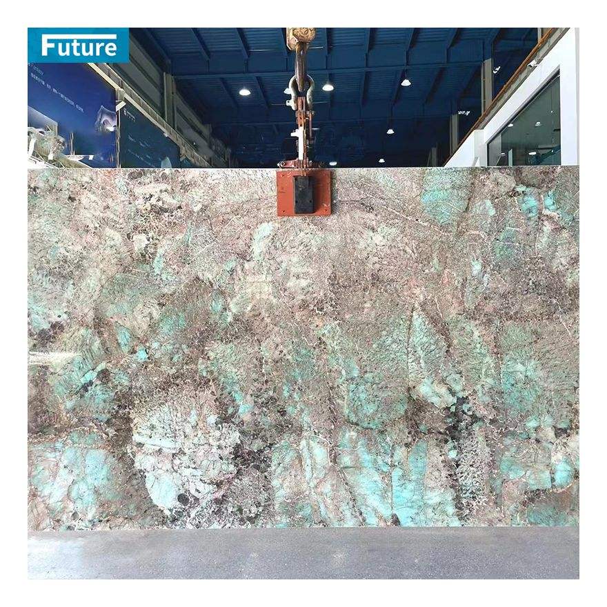 Phiến đá cẩm thạch Forest Green đánh bóng sang trọng, dùng trang trí biệt thự, mặt bàn đá marble, tường cầu thang, sàn nhà