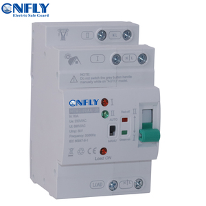 Commutateur <span class=keywords><strong>de</strong></span> transfert automatique double alimentation 2P ATS Mini 63A 80A pour systèmes solaires photovoltaïques, montage sur rail DIN, pour applications électriques industrielles - Product Image 2