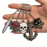 Ensemble de porte-clés en métal personnalisé avec ouvre-bouteille et pendentif en forme de panneau « Ne pas déranger » – Cadeau