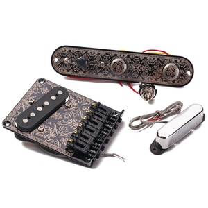 Tùy chỉnh cửa hàng TELECASTER Pickup và cầu và kiểm soát dòng Set TE Le tone tay vết thương gma09 Guitar phụ kiện - Product Image 5