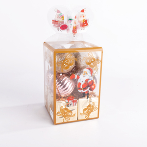 Tùy Chỉnh Mô Hình Màu Sắc Nhựa Giáng Sinh Bóng Đặt Hiện Đại Treo Đồ Trang Trí Cho Trang Trí Cây Lễ hội Kỳ Nghỉ Trang Trí - Product Image 5