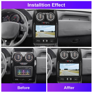 (Stock UE) <span class=keywords><strong>Autoradio</strong></span> Podofo 9 "pour Renault <span class=keywords><strong>Duster</strong></span> 2015-2018 CarPlay Android Auto GPS WiFi BT FM RDS Hi-Fi Android 13 Vente en gros - Product Image 2