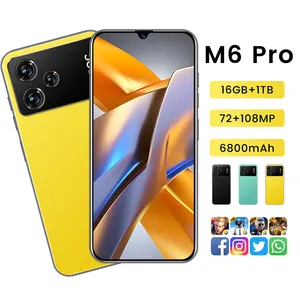 7.3 inch HD 72MP Front Camera Clear and Stylish Selfie M6 PRO p50 pro infinix note 30 pro mobile phone