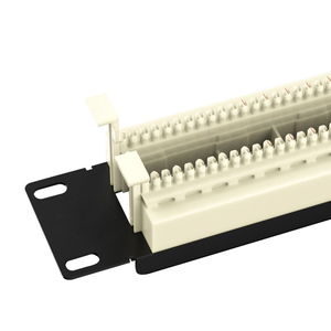 50/100 Pares Bloque de Conexiones 110 de 19 Pulgadas 1U para Montaje en Rack, Panel de Conexiones de Red FTTH 5G Cat3 Cat5e, Marco de Distribución de Voz - Product Image 3