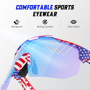 Gafas de Sol Deportivas Unisex Personalizadas, Irrompibles, para Ciclismo y Softbol, <span class=keywords><strong>Lentes</strong></span> TAC de Alta Calidad, Polarizadas, UV400, para Bicicleta de Montaña, Running - Product Image 5