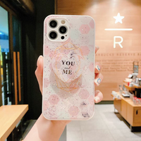 Coque de téléphone portable en TPU de luxe de haute qualité avec forme de cœur, accessoires pour la coque arrière des modèles 12 13 14 15 16 17 18 Pro Max