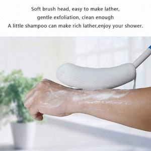 Long Handle Back Bath <b>Brush</b> for Adults, Exfoliating Body <b>Scrub</b> <b>Brush</b>, Loofah Sponge for Deep Cleansing and Dead Skin Removal - Product Image 6