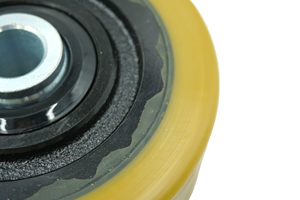 Nova Roda de Tração Original em PU para Empilhadeira Linde 0039933811 Acessórios 140x54/62-20mm Capacidade de 1500kg Garantia de 1 Ano - Product Image 6