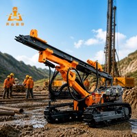 Foreuse hydraulique rotative pour trous de dynamitage dans les carrières de charbon KAISHAN, alimentée par moteur diesel, avec engrenage de roulement pour machine de forage en fond de trou