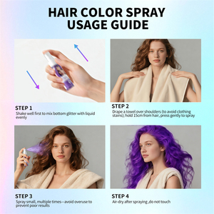 SEVICH <span class=keywords><strong>Spray</strong></span> Colorant Capillaire Temporaire pour Fêtes, Festivals, <span class=keywords><strong>Halloween</strong></span> 30ml – Changement de Couleur Rapide Hommes Femmes - Product Image 6