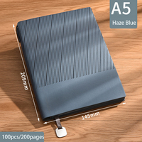 Carnet A5 haut de gamme personnalisable, journal en cuir pour l'école et les affaires avec pendentif en métal pour cadeaux promotionnels
