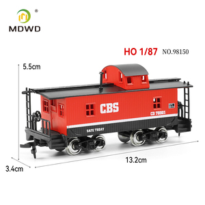Modello di Caboose Ferroviario in Scala HO 1/87, 36 Piedi, per Layout Ferroviario in Miniatura, Set Treno Modellino Fai-da-Te - Product Image 3