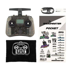 Télécommande FPV de course en plastique pour UAV, compatible avec le contrôleur Pocket M2, ELRS CC2500 <span class=keywords><strong>2</strong></span>.4GHz 16CH, avec gimbals à effet Hall et système EdgeTX - Product Image 2