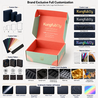 Boîte d'emballage en carton rigide de luxe avec logo en feuille d'or personnalisée en gros pour les boîtes d'abonnement et les kits de beauté PR