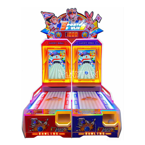 Máquina de Boliche de Atracciones con Monedas para Interiores, Juego de Boliche Simulado para Dos Jugadores con 5 Niveles de Juego Diferentes - Product Image 4